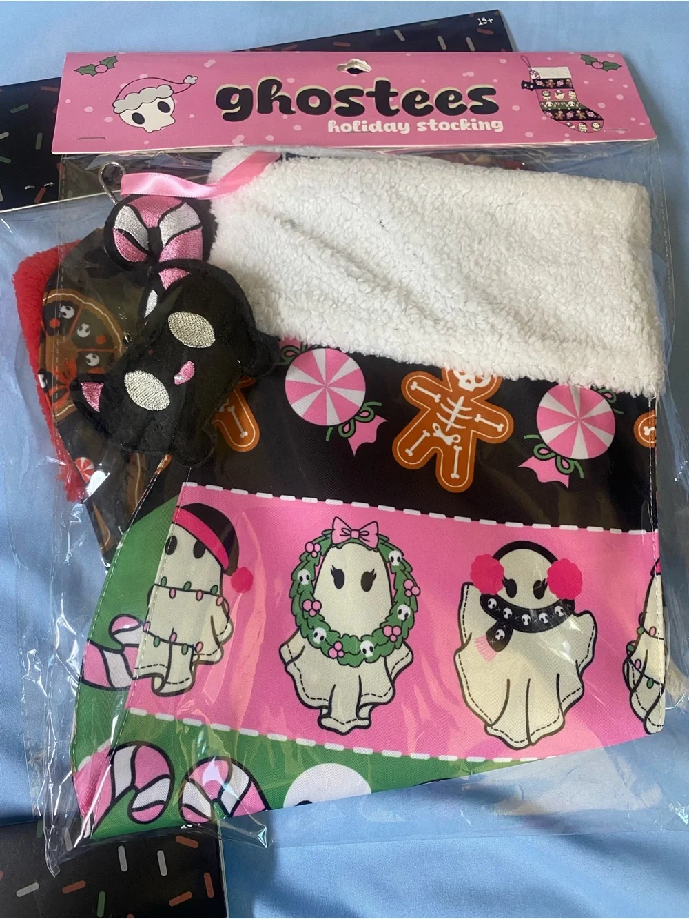 Goth Holiday stocking.